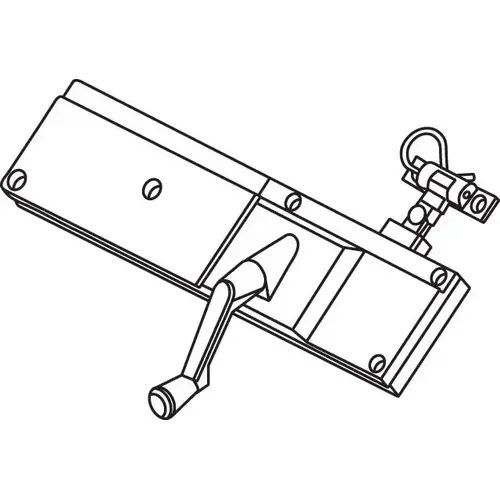 Brixwell 36-342-7 Manual Skylight Operator aluminum Angle Drive handle Not Included