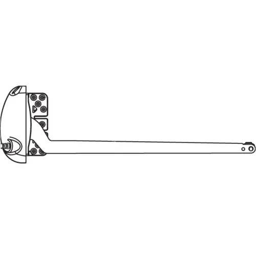 Brixwell 36-514W-xd X Drive Casement Operator for Vinyl Window White 13-1/2in Single Arm Length handle Sold Separate