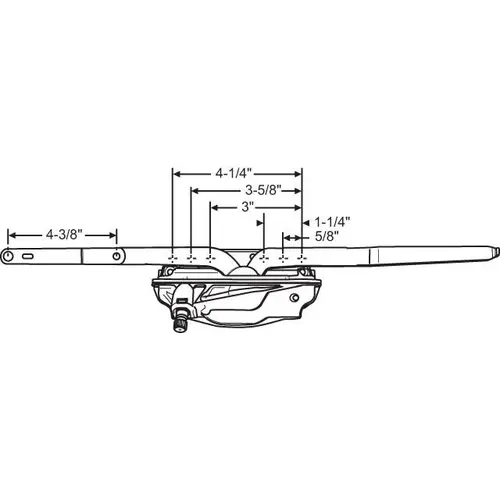 Brixwell 36-566ss OPTIMA DUAL ARM OPERATOR RH SS ARMS