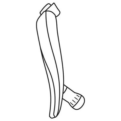 Brixwell 37-207w Integrated Crank Handle architech Desginer Proline intergrated Crank Handle vintage 04/2000 - 2019 White