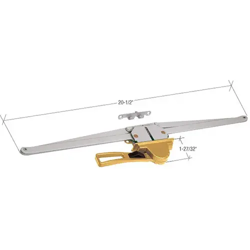 CRL EP23072 20-1/2" Gold Single Pull Lever Operator