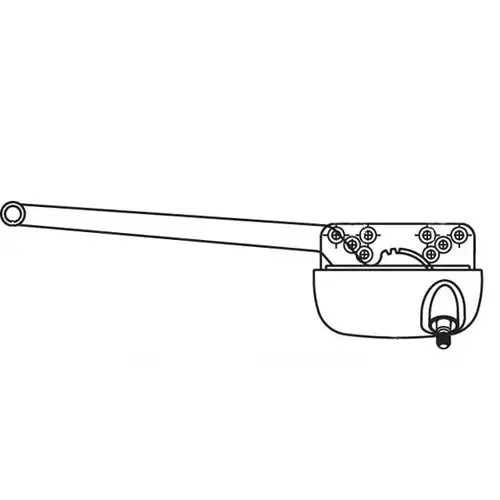 Brixwell 36-128-3e Single Arm Casement Operator white Truth Left Hand handle Sold Seperately
