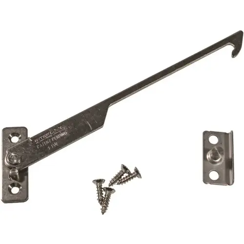 Brixwell 39-1106lhss-6kit 6in Window Restrictor Kit Stainless Steel Left Hand