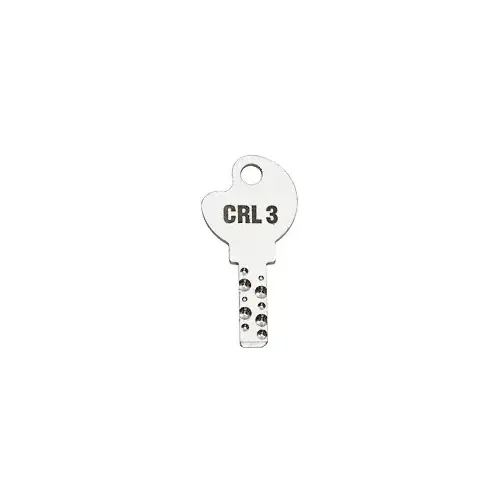 CRL 01PKEY3 Replacement Key #3 for 03P Series Deluxe Slip-On Plunger Locks