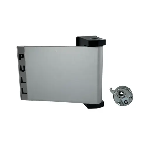 CRL DL2161A Aluminum Universal Push-Pull Paddle Handle - Pull to Left