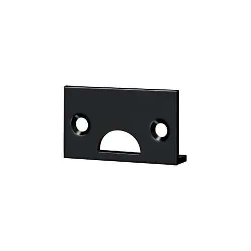 Deltana 178ASTU19 Angle Strike, Solid Brass in Paint Black
