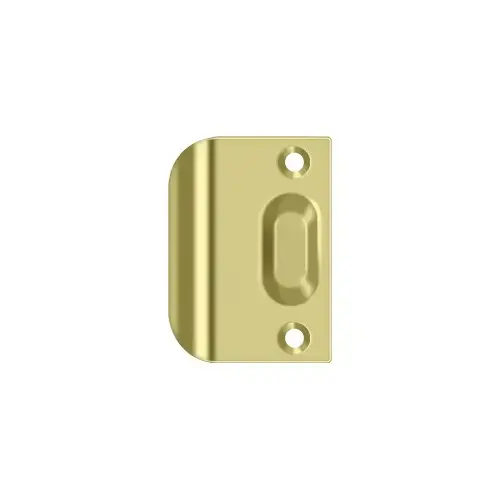 Deltana FLSP335U3 Full Lip Strike Plate For Ball Catch and Roller Catch in Polished Brass