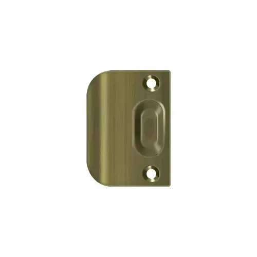 Deltana FLSP335U5 Full Lip Strike Plate For Ball Catch and Roller Catch in Antique Brass