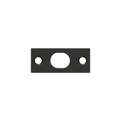Deltana SP12EFB10B Strike Plate For Extension Flush Bolt in Oil-rubbed Bronze