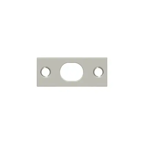 Deltana SP12EFB15 Strike Plate For Extension Flush Bolt in Brushed Nickel