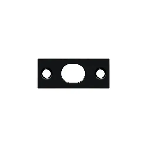 Deltana SP12EFB19 Strike Plate For Extension Flush Bolt in Paint Black