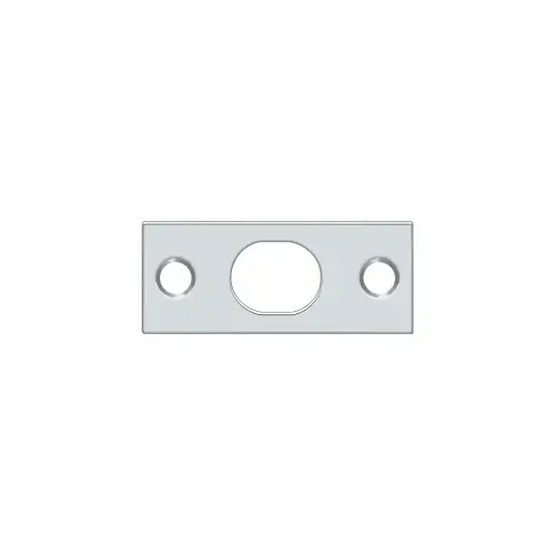 Deltana SP12EFB26 Strike Plate For Extension Flush Bolt in Polished Chrome
