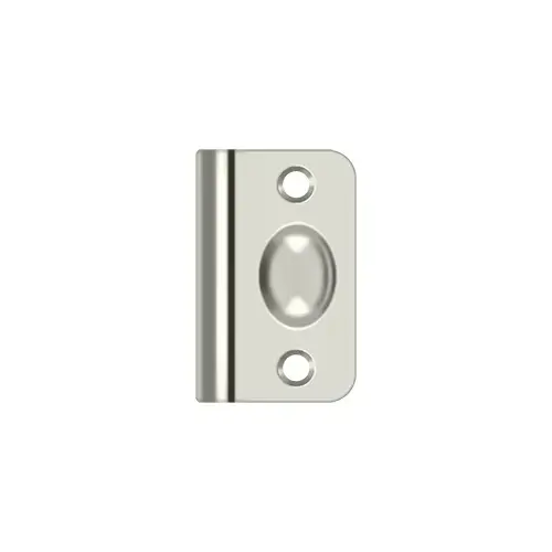 Deltana SPB349U14 Strike Plate for Ball Catch and Roller Catch in Polished Nickel