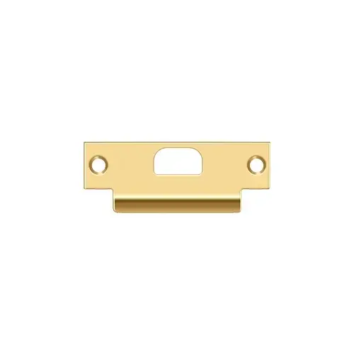Deltana SPDB478CR003 ANSI T- Strike, 4-7/8" x 1-1/4", w/ Hole in PVD Polished Brass