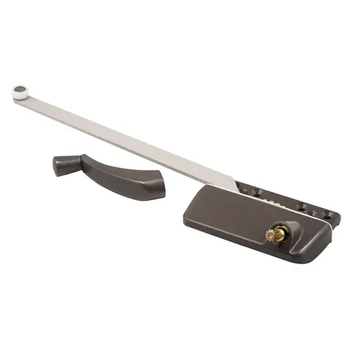 FHC H3569 9-1/2" Right Hand Wood Casement Operator with Handle - Bronze (Blister Packed)