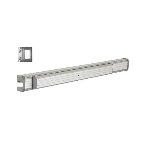 Jackson 311295S3628 Push Pad Rim Panic Exit Device Fluted Texture Extrusion Aluminum Finish