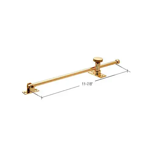 Prime-Line H4102 Brass Non-Handed Wood Casement Hold Open Bar