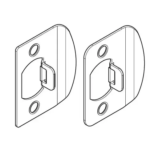 Baldwin Reserve 8BR0401004 Dual Strike Kit for Knob / Lever Satin Nickel Finish