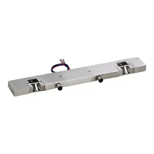 CRL PKP2BS Brushed Stainless Door Stop/Strike for Double Doors With Door Position Sensor