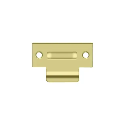 Deltana TSRCA275U3 T-Strike For RCA430, 2-3/4" x 1-3/4" in Polished Brass