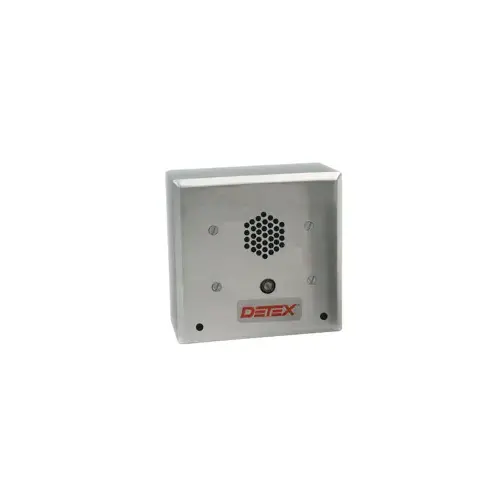 DETEX SRN5W 2 Wire 12 Volt / 24 Volt DC Siren Weatherized without Lettering
