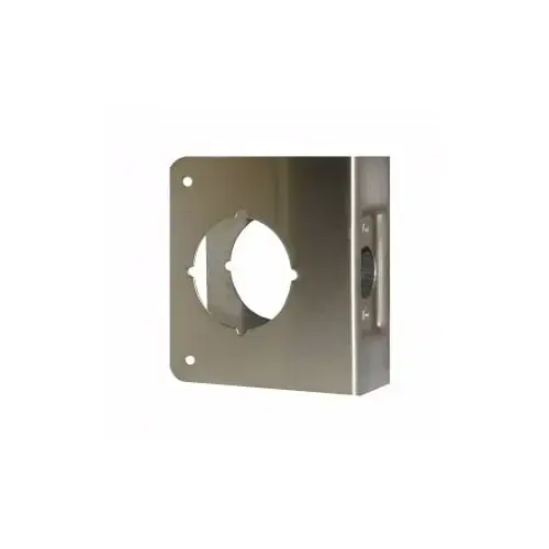 Don Jo CW81S Classic Wrap Around for Cylindrical Door Lock with 2-1/8" Hole with 2-3/4" Backset and 1-3/4" Door Stainless Steel Finish
