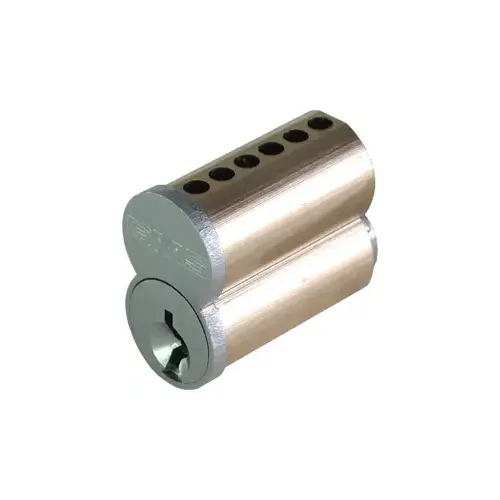GMS IC7J26D 7 Pin Small Format Interchangeable Core with Best J Keyway Satin Chrome Finish