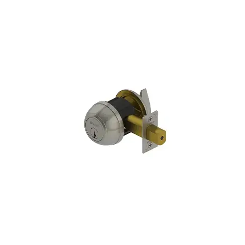 Hager 028120 3115 Single Cylinder Deadbolt Satin Chrome Finish