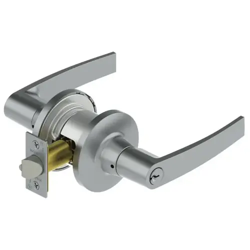 Hager 3680AUG26D August Lever Storeroom Tubular Lock Satin Chrome Finish