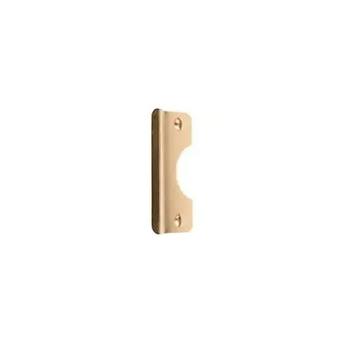 Prime-Line U 9510 6 In. Polished Brass Steel Entry Door Latch Guard