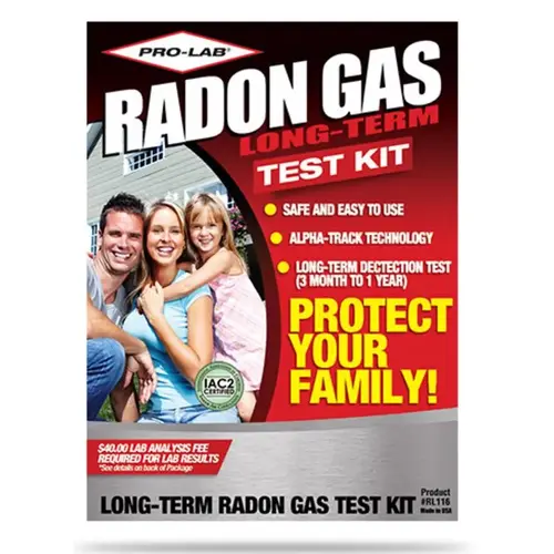 Pro-Lab RL116 Long-Term Radon Test Kit