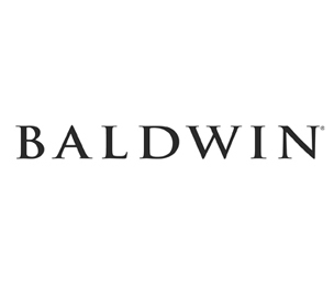 Baldwin 5602003LR Left Hand Reverse Small Vertical Privacy Rim Lock Lifetime Brass Finish