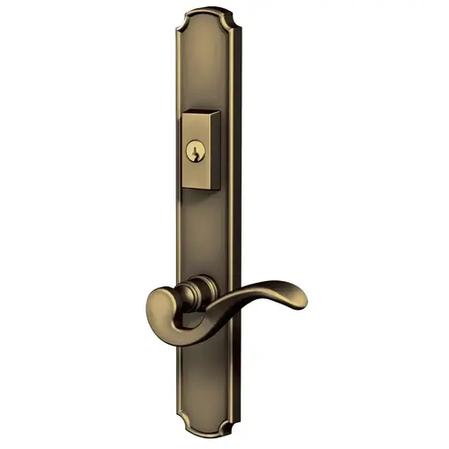 Baldwin MP002050FD5 Bismark Multi Point Trim Full Dummy Configuration 5 Antique Brass Finish