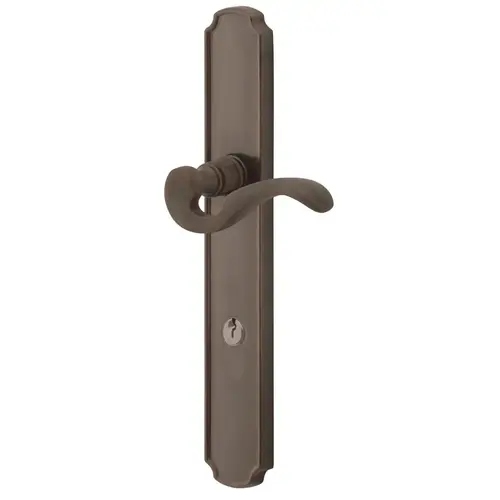 Baldwin MP002112ACT1 Bismark Multi Point Trim Keyed Entry with Turn Knob Configuration 1 Venetian Bronze Finish