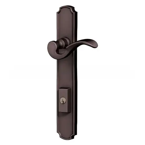 Baldwin MP002112ACT5X Bismark Multi Point Trim Keyed Entry with Turn Knob Configuration 5 Minus Lever Venetian Bronze Finish