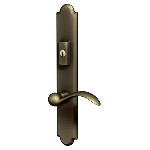 Baldwin MP016050FDP2 Boulder Multi Point Trim Passage Configuration 2 Antique Brass Finish