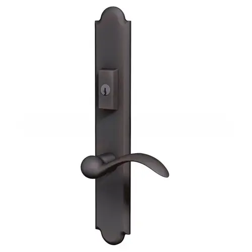 Baldwin MP016112ACT2X Boulder Multi Point Trim Keyed Entry with Turn Knob Configuration 2 Minus Lever Venetian Bronze Finish
