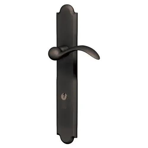 Baldwin MP016190FD1 Boulder Multi Point Trim Full Dummy Configuration 1 Satin Black Finish