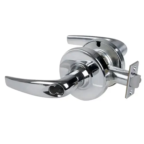 Schlage Commercial ND97JDATH625 ND Series Vandlgard Corridor Large Format Less Core Athens with 13-247 Latch 10-025 Strike Bright Chrome Finish
