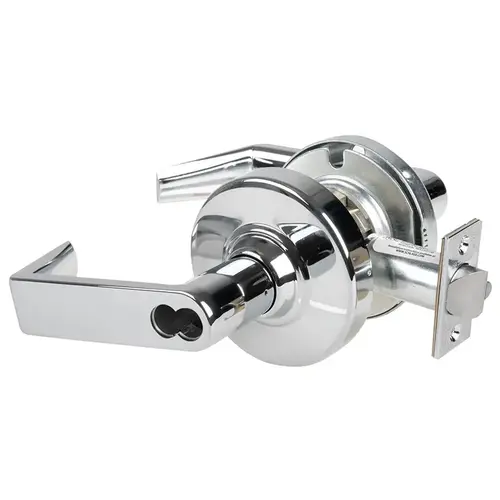 Schlage Commercial ND97JDRHO625 ND Series Vandlgard Corridor Large Format Less Core Rhodes with 13-247 Latch 10-025 Strike Bright Chrome Finish