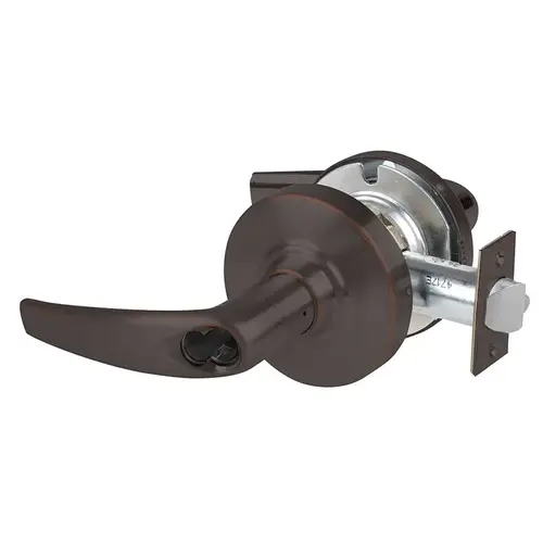 Schlage Commercial ND60BDATH643E ND Series Vestibule Small Format Less Core Athens with 13-247 Latch 10-025 Strike Aged Bronze Finish