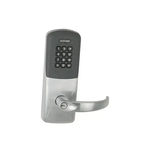 Schlage Electronics CO200CY70KPSPA626JCO6R Electric Cylindrical Lock Satin Chrome