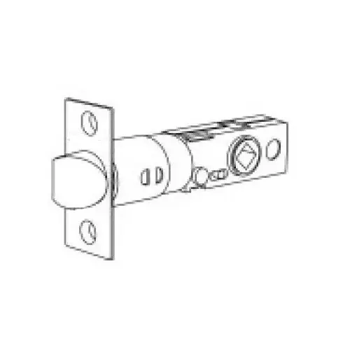 Baldwin 53000509 Adjustable Latchbolt Antique Brass Finish