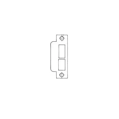 Baldwin 6039102L158 Left Hand 1-5/8" Extended Lip ASA Strike For 2-3/4" Backset Deadbolt Only Oil Rubbed Bronze Finish