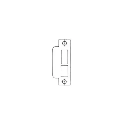 Baldwin 6039260R178 Right Hand 1-7/8" Extended Lip ASA Strike For 2-3/4" Backset Deadbolt Only Bright Chrome Finish