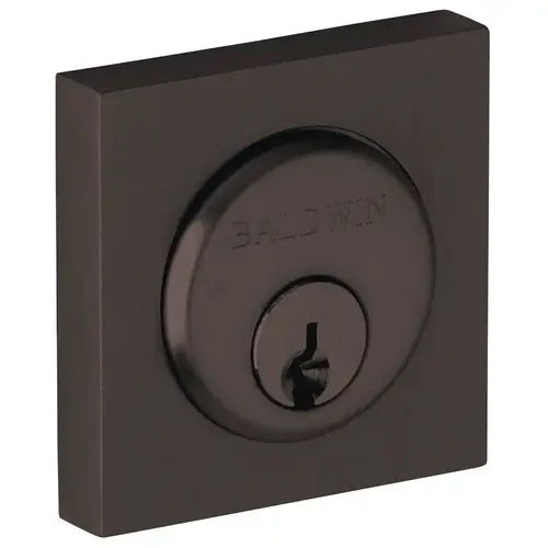 Baldwin 6743102 2" Contemporary Square Cylinder Collar Oil Rubbed Bronze Finish