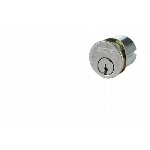 Schlage Commercial 20001F626114 1-1/4" Conventional Mortise Cylinder F Keyway with Compression Ring and Spring with Straight Cam Satin Chrome Finish
