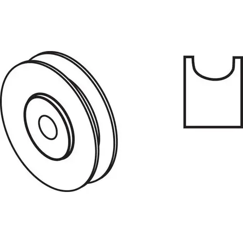 Brixwell 11-111ss 1-1/2in SS Patio Door Roller PDR516