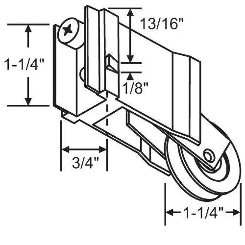 Brixwell 9-247-1.25spb ROLLER ASSY YALE OGRON STEEL PRECISION BEARING RHM# PDR125-SPB