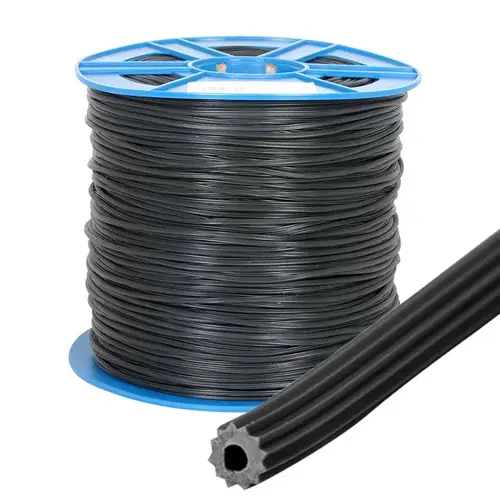 CRL SSBL125B .125" Black Serrated Screen Retainer Spline Bulk 15 Pound Roll - 2670 Foot Roll
